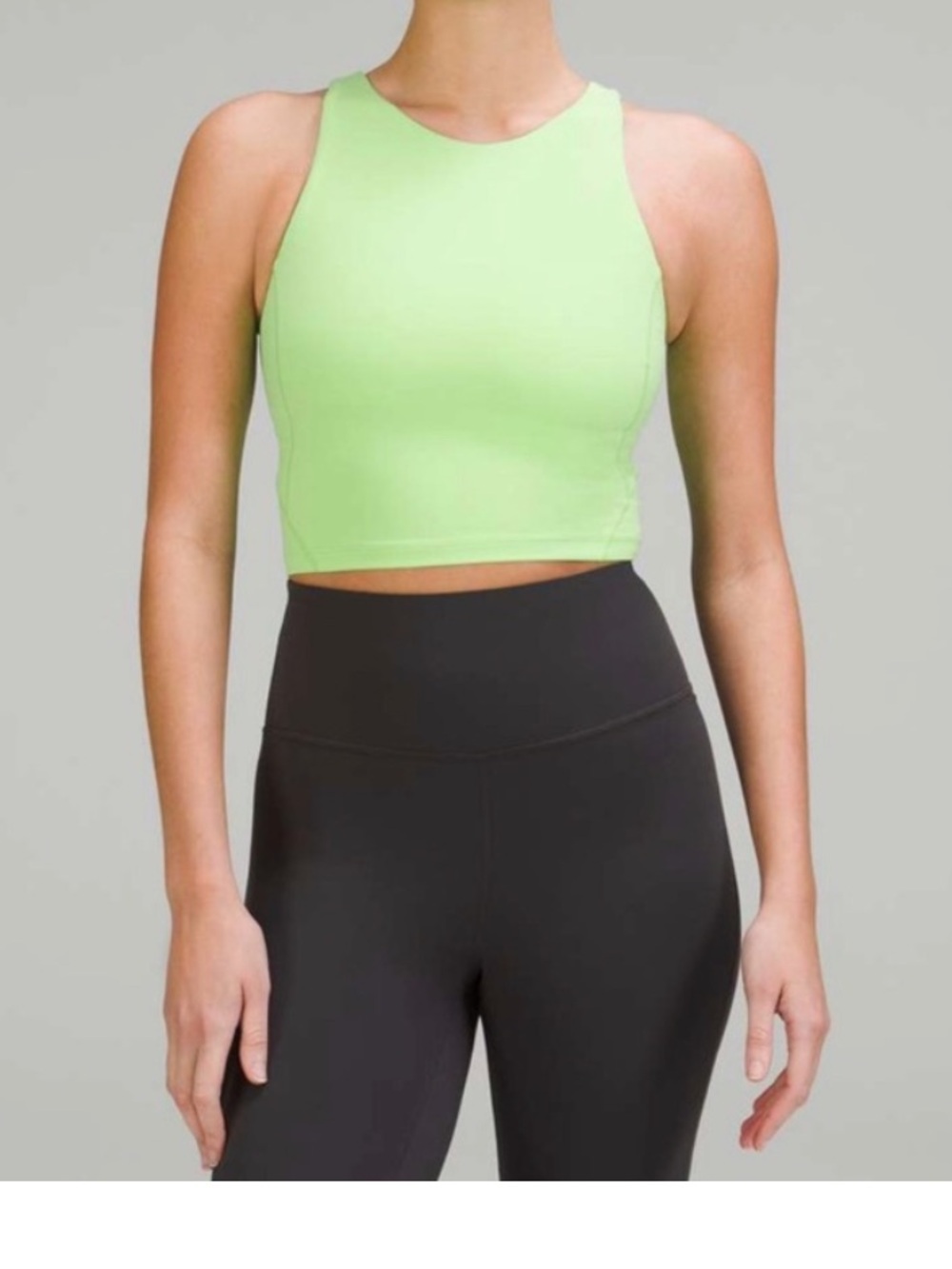 lululemon align High Nexk tank - Scream Green Light